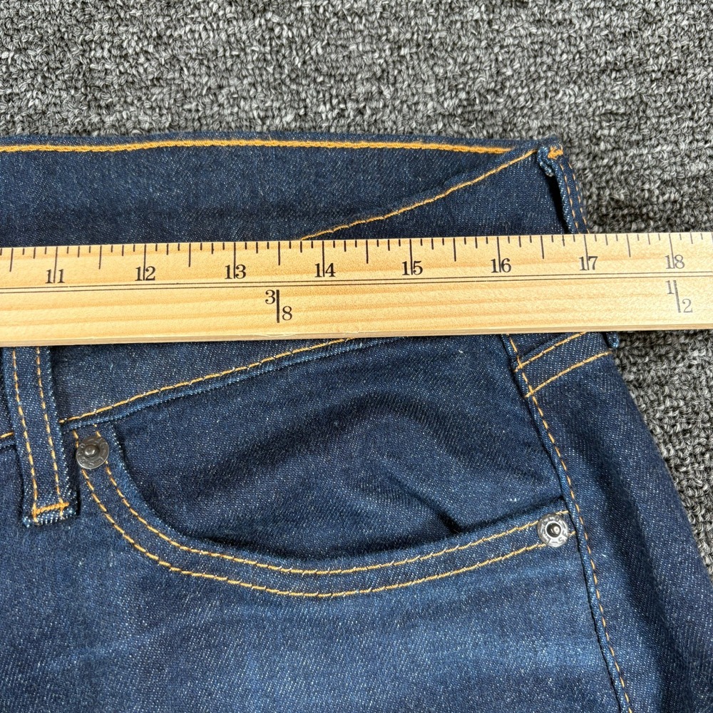 Levi's 514 Straight Jeans Mens 33x32 Dark Wash Stretch Denim NEW - Picture 2 of 10